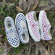 白菜 VANS AUTHENTIC 红白黑白棋盘格男女低帮休闲鞋 VN0A5HTG42A