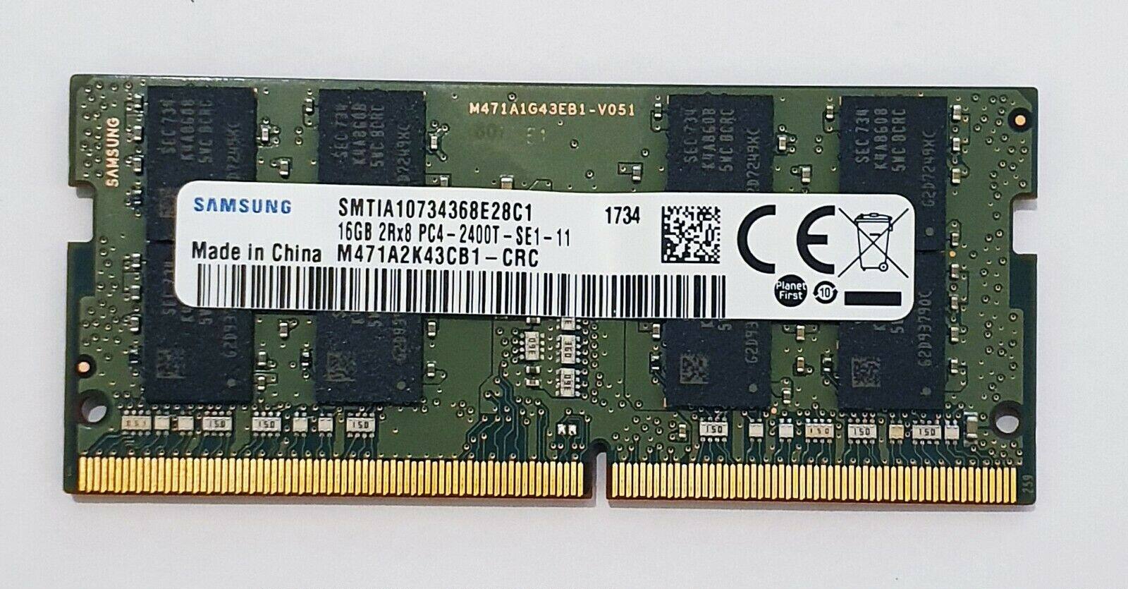 三星16g2rx8pc42400se1ddr4笔记本内存条12v260针sodimm内存