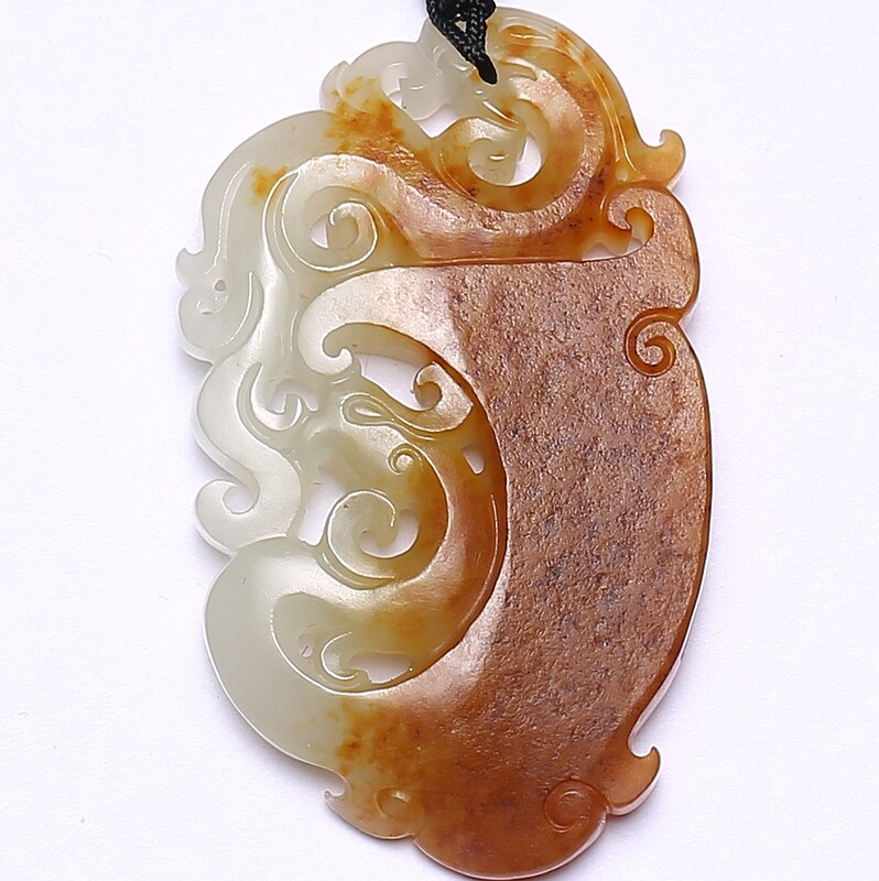 【省级玉雕大师王保东作品】和田玉籽料凤凰来仪挂件18.40g