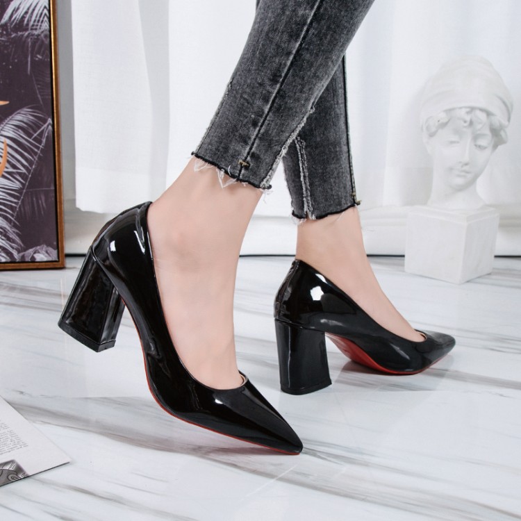 43码44码46大码胖脚女鞋男士伪娘cd高跟鞋cosplay反串演出年会鞋