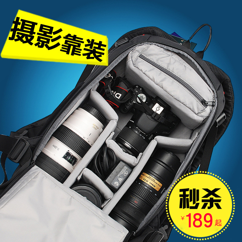 NewDawn专业防盗单反相机包双肩摄影包休闲数码单反包摄像机背包