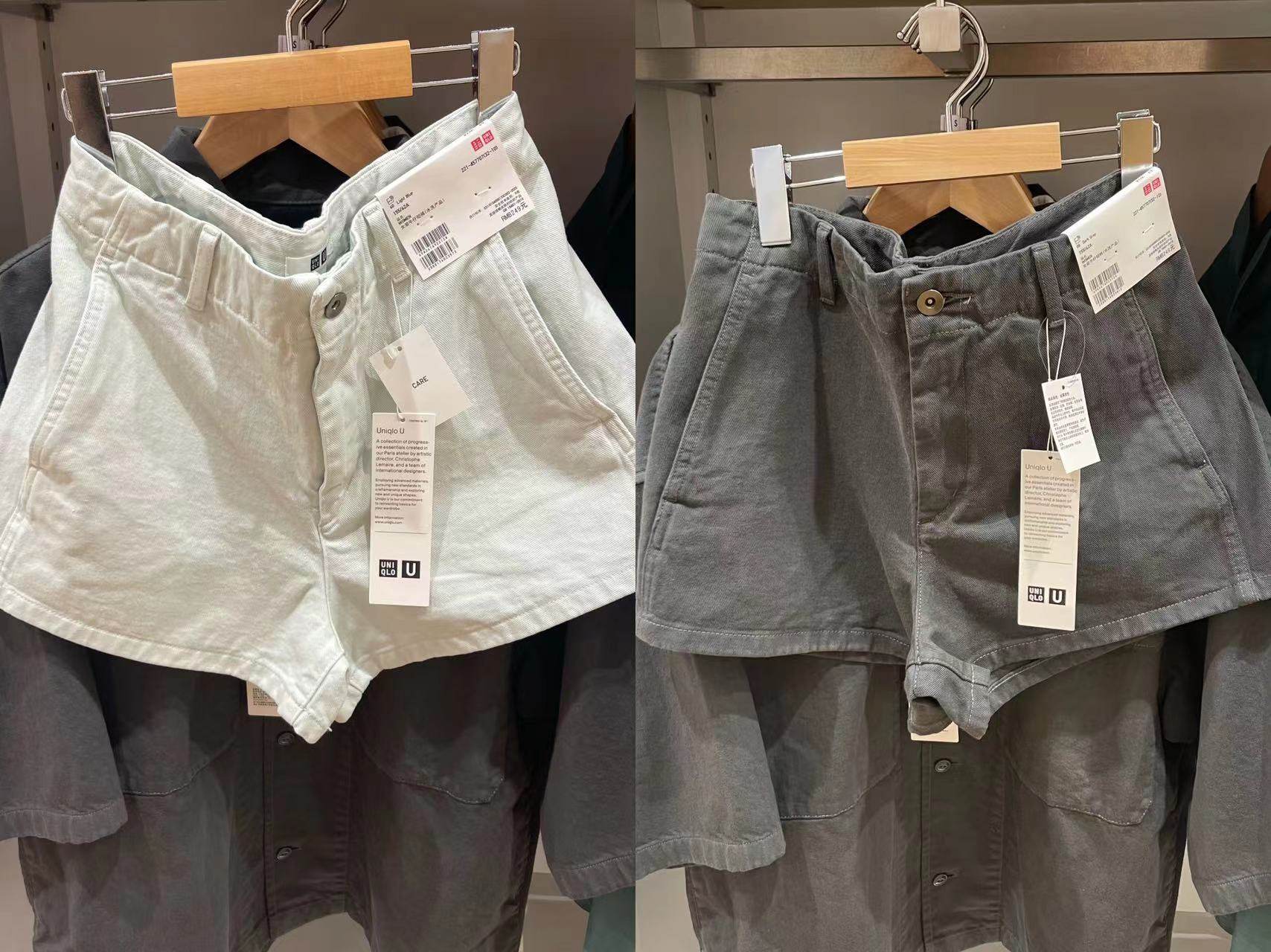 2023优衣库女装u系列牛仔短裤457707