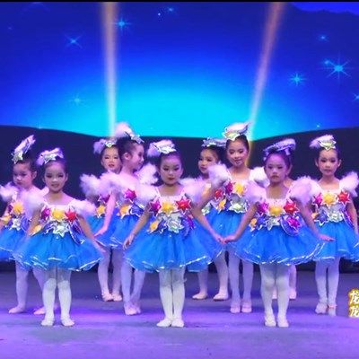 六一儿童演出服蓬蓬裙纱裙快乐的小星星女童公主裙幼儿园舞蹈服装
