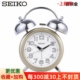 日本SEIKO精工钟表静音儿童学生用闹钟可爱夜光简约创意QHK051