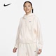 Nike耐克2024春季女外套THERMA-FIT摇粒绒保暖连帽夹克FB5639-110