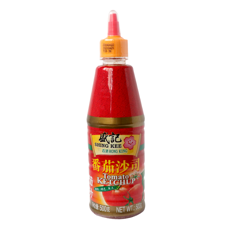 盛记番茄沙司500g2罐酱薯条醼手抓饼调料意大利面中国大陆包装