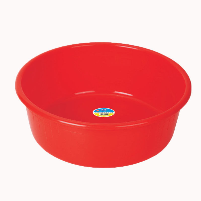 珠江加厚塑料盆家用学生洗脸盆红色塑料大盆大号洗澡盆洗衣盆熟胶
