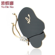 Ya-na Korean version of the high-end fashion jewelry rhinestones brooch women''s Butterfly brooch pin hu7