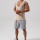 低领显胸肌肉衫兄弟夏季男士纯棉运动背心紧身吸汗健身训练汗衫男
