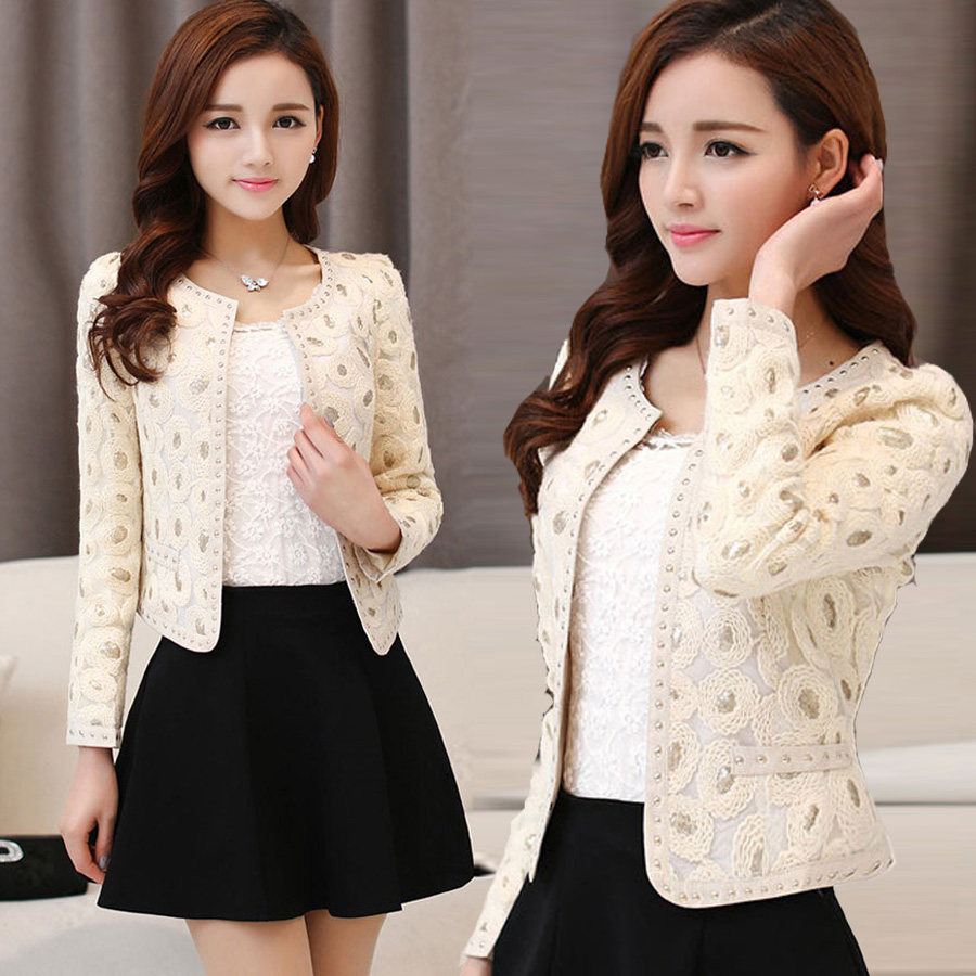 春秋短款时尚开衫女2019新款女装小外套长袖小香风百搭披肩外搭潮