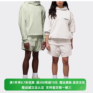 正品Adidas/阿迪达斯三叶草男女连帽加绒卫衣套头衫IA3439 IA3438