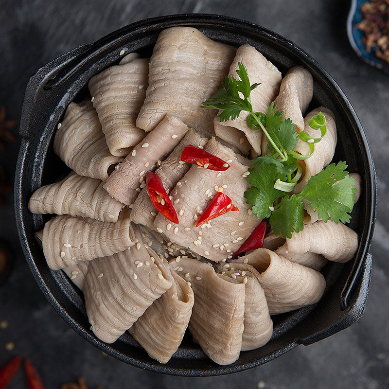 牧标熟牛肠500g 新鲜五香熟肉即食卤味干大块肉真空装