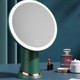 化妆镜LED台式桌面镜子带灯便携家用学生宿舍小型梳妆镜超高清女