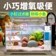 小型鱼缸内置过滤器养鱼马桶粪便分离器水泵过滤制氧一体机循环