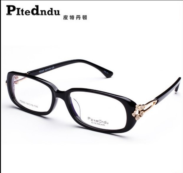 皮特丹顿商务超轻板材时尚防蓝光镜架复古女眼镜框可配近视pd220