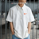Nike/耐克男子夏翻领运动休闲透气半拉链短袖POLO衫美式T恤DM5284
