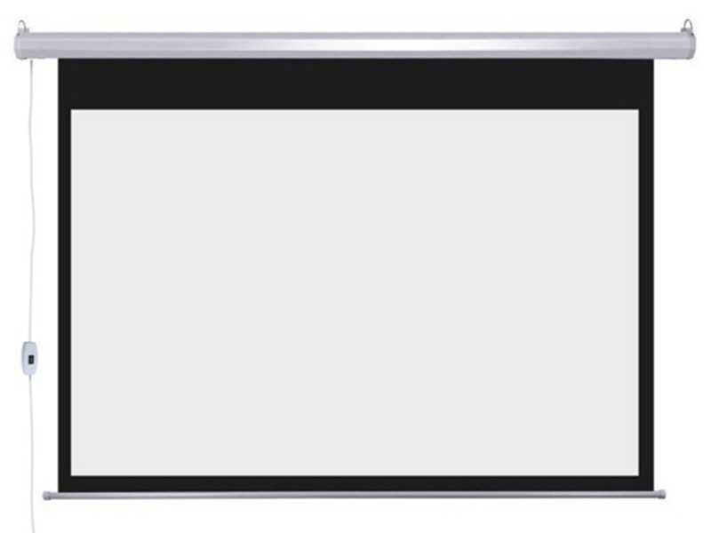 品牌包邮120寸4:3电动幕/高清3d玻纤白幕/投影仪投影幕布