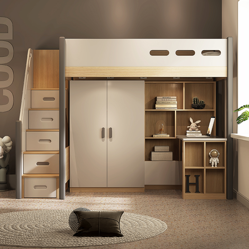 衣柜床组合床多功能床