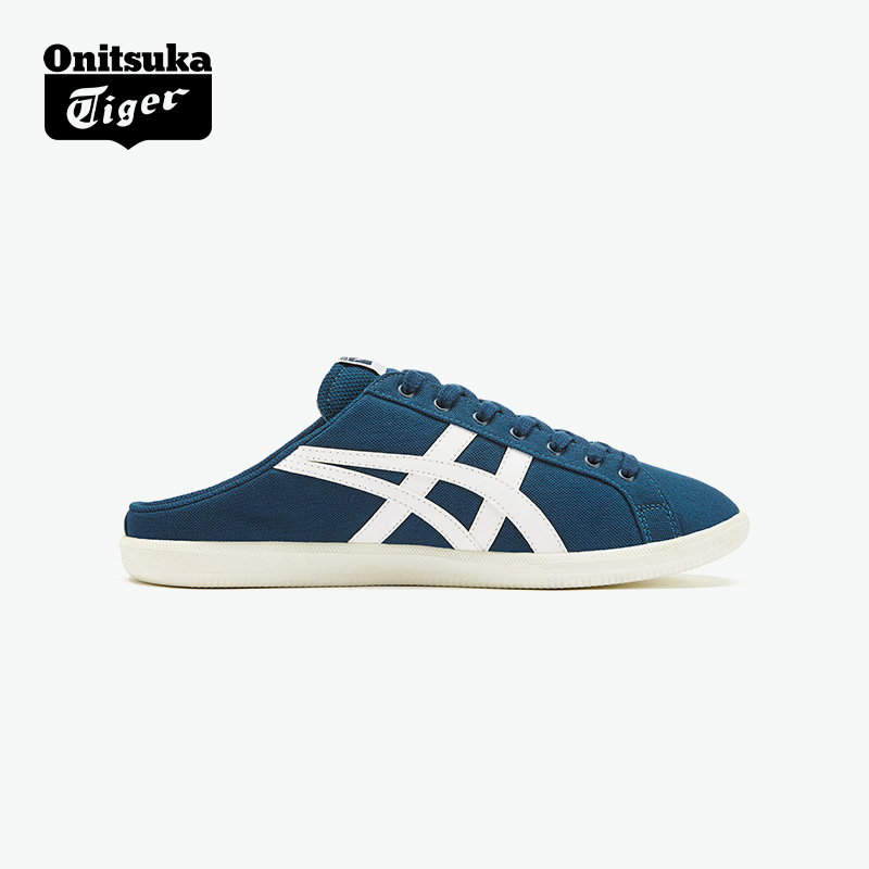 Onitsuka Tiger鬼塚虎官方DD TRAINER SABOT男女纯色休闲凉拖鞋