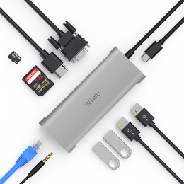 苹果电脑macbookpro转换器Type-C扩展坞mac拓展USB雷电3转接头Macbook视频投影仪hdmi适用华为笔记本接口配件