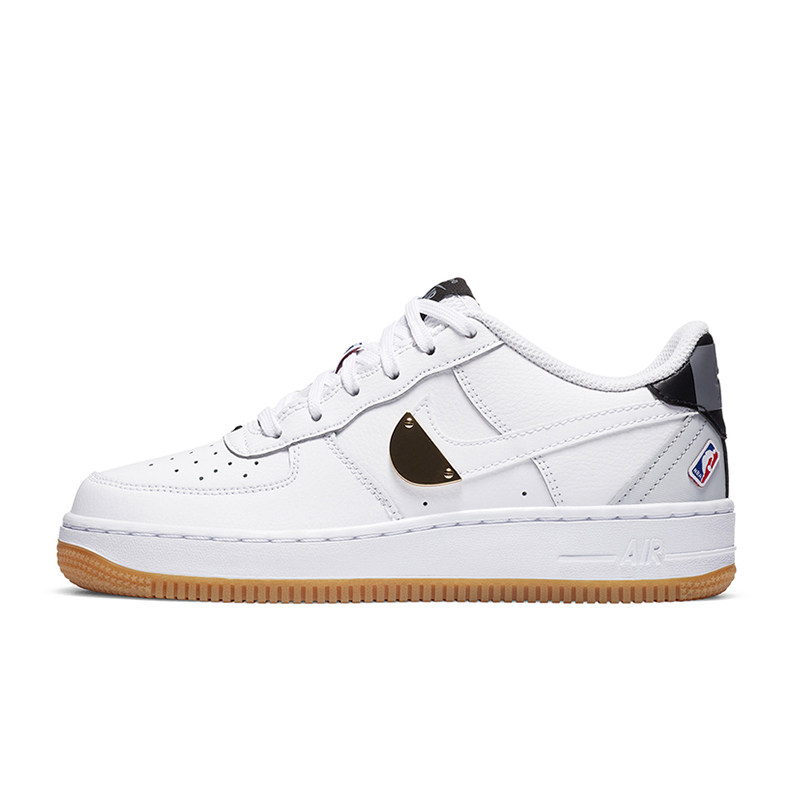 早晨跑 nike air force 1 af1 nba解构 拼接低帮板鞋 ct2298-100