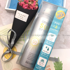 韩国正品 RECIPE  防晒喷雾清爽防水spf50 水晶喷雾150ml现货包邮