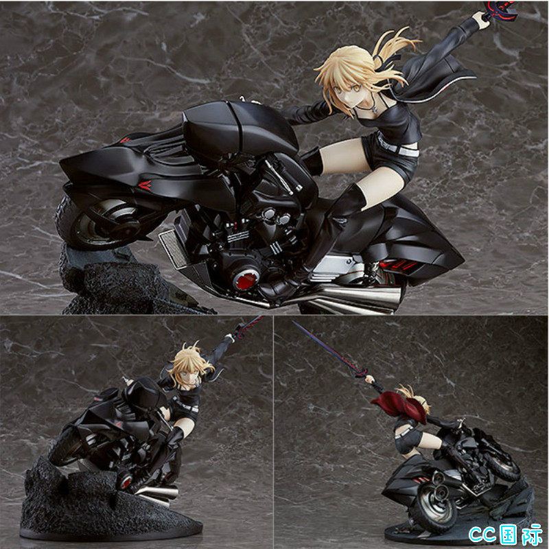 一折黑礼服saber_正版gsc fate fgo 黑saber 阿尔托莉雅 新宿 摩托