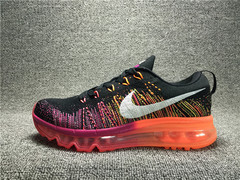 耐克女鞋NIKE FLYKNIT AIR MAX女子飞线运动气垫跑步鞋620659-601