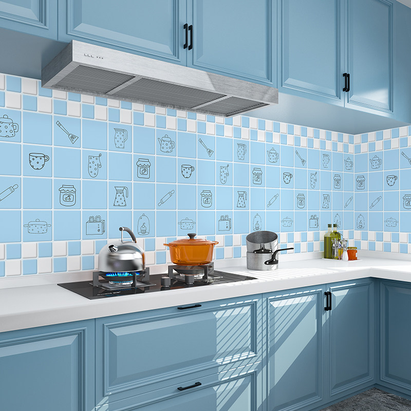 淘宝加厚厨房防油贴纸橱柜灶台自粘墙纸