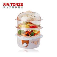 Tonze/天际 DZG-40AD 电蒸锅 大容量 蒸菜 蒸饭 加热食物水位窗56