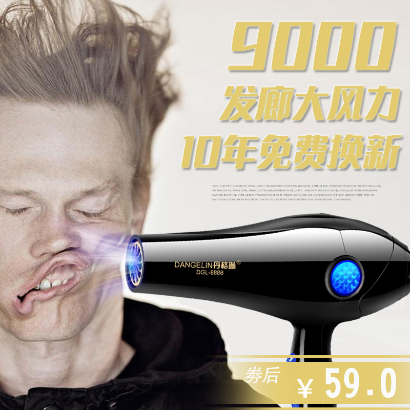 发型师专用吹风机理发店大功率家用3000w吹头发风力电吹飞发廊瓦