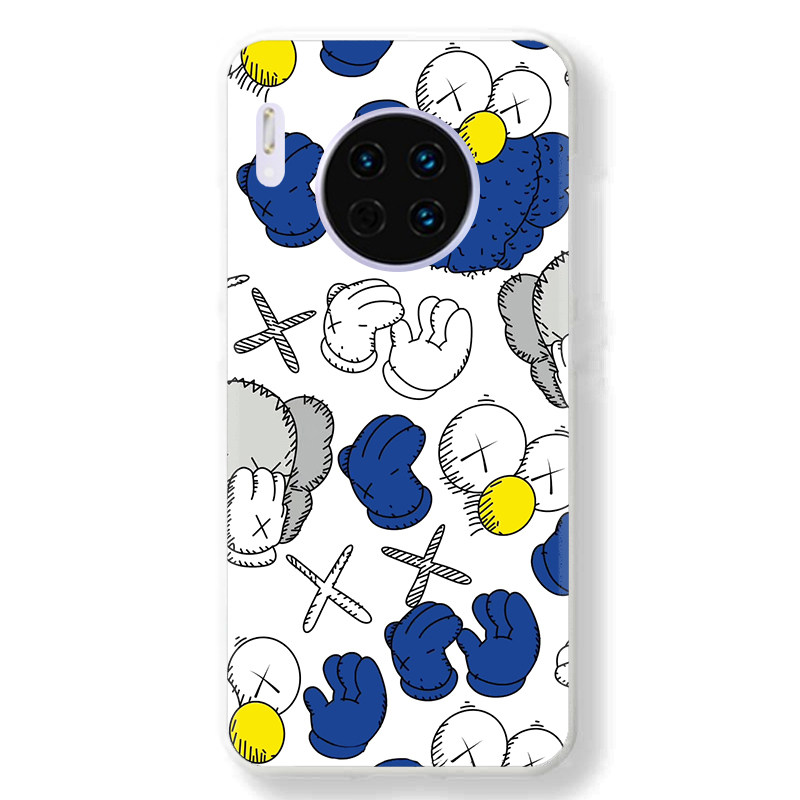 欧美潮牌kaws芝麻街华为p50prop40p30mate4030pro手机壳