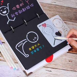 珍珠新闻网为你分享杂啊 复古皮质文艺diy手工活页相册本 创意粘贴式