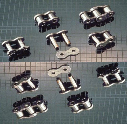 单排短节距链条06c06b08a101216ab-1接头全接半接活扣半扣过渡节