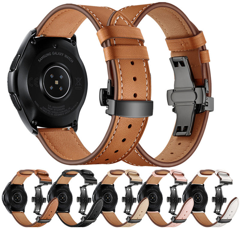 ticwatch pro表带小牛皮 ticwatch s2/e2/c2表带 出门