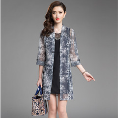 【天天特价】两件套女装韩版新款夏装修身显瘦气质OL印花连衣裙