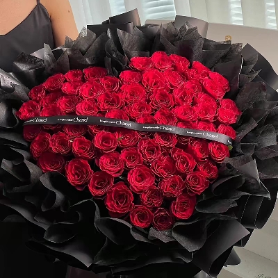 红玫瑰花束生日送女友全国同城配送老婆男友杭州上海南京广州花店