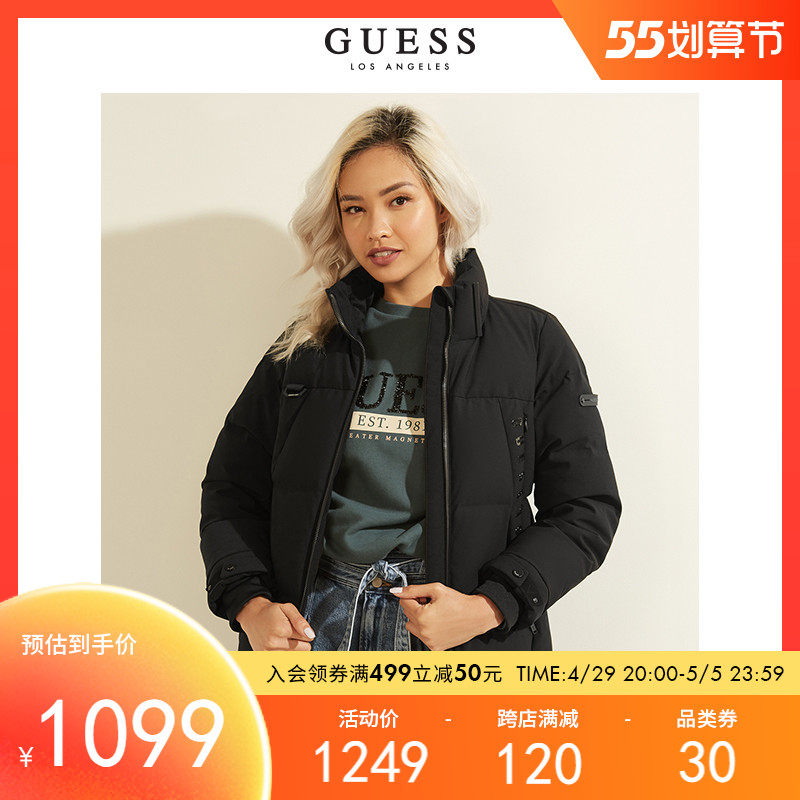 guess羽绒服女