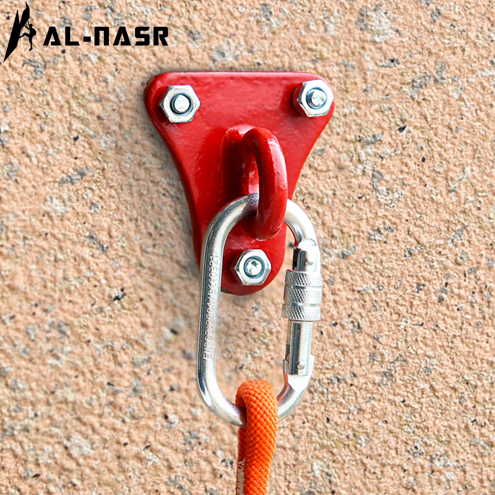 阿尔纳斯 消防逃生绳固定支架三角架缓降器挂钩挂板架安全绳挂钩