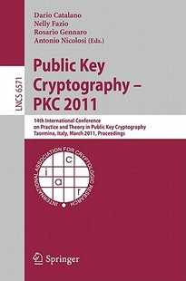 【预售】Public Key Cryptography: PKC 2011