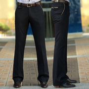 YUEMOYI new product micro-flare slim-fit trousers men's British business drape suit pants casual pants black