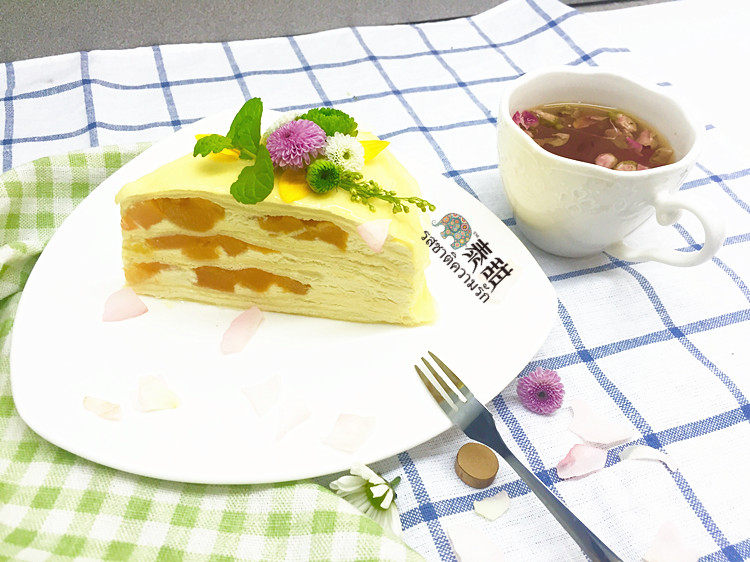 【翡冷翠8寸芒果千层蛋糕】冷冻蛋糕印度阿方索芒果千层市区送货