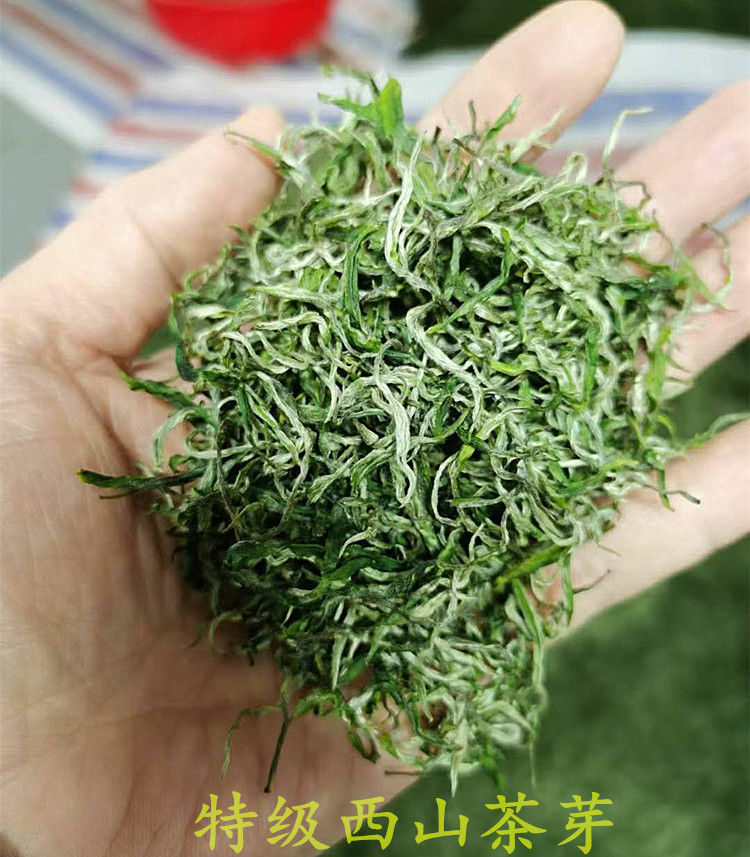 特级靓茶2022年新春茶明前茶广西桂平西山绿茶50g嫩茶芽浓香回甘