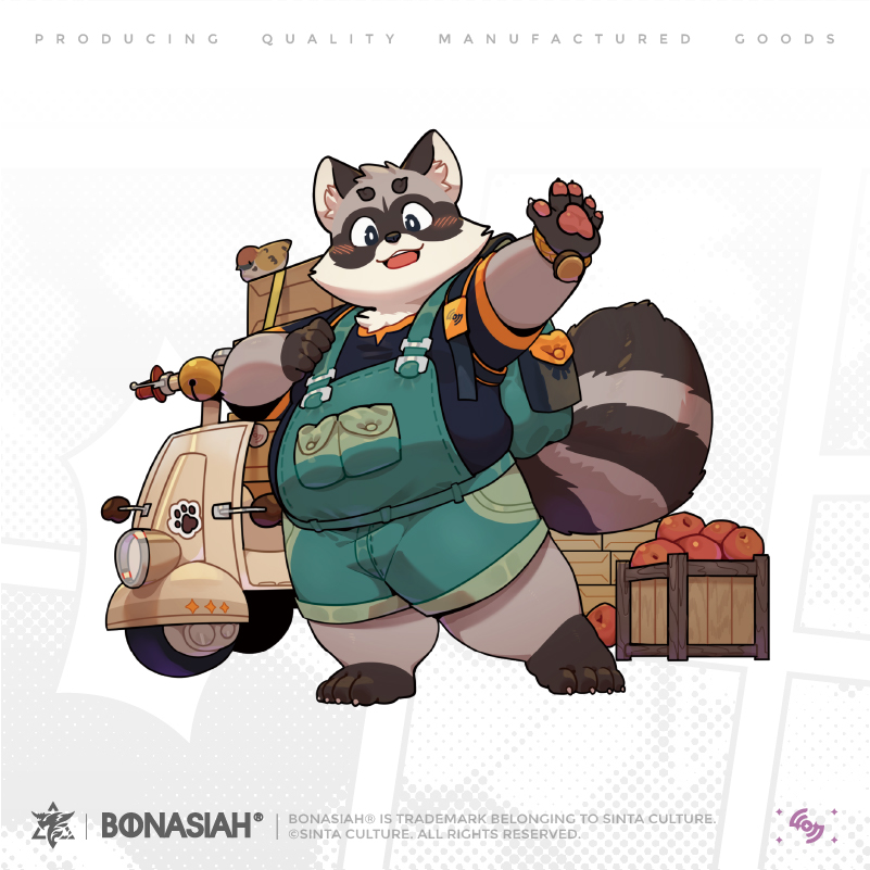 狛纳世界助合帮帮忙 罗可·极速必达双层立牌 新品热卖 兽人furry