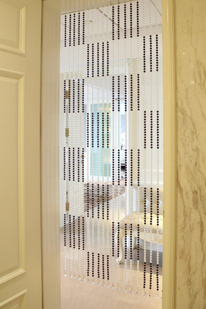 苏菲亚珠帘新款门帘成品水晶隔断帘客厅卧室玄关卫生间线帘挂帘子