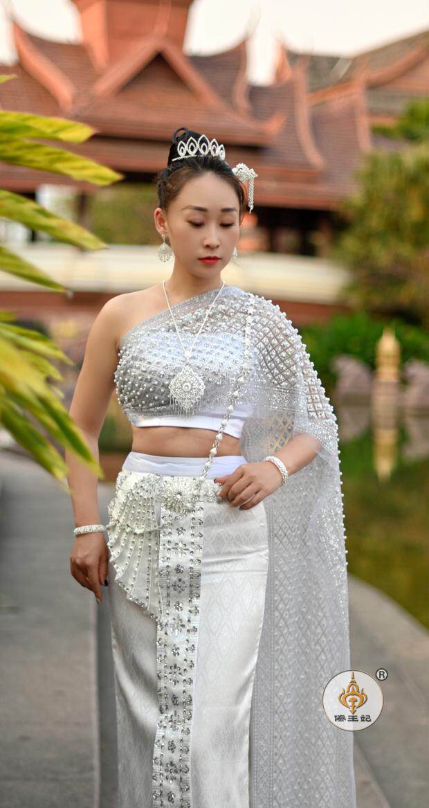 傣王妃服饰-傣王妃泰国服饰女套装抹胸