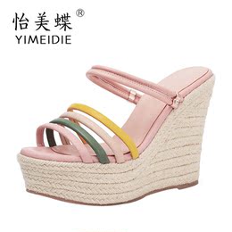 外穿新款真皮仙女凉拖鞋