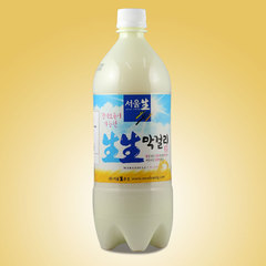 韩国原瓶进口首尔米酒生生玛格丽 纯粮食酿造 950ml 月子米酒