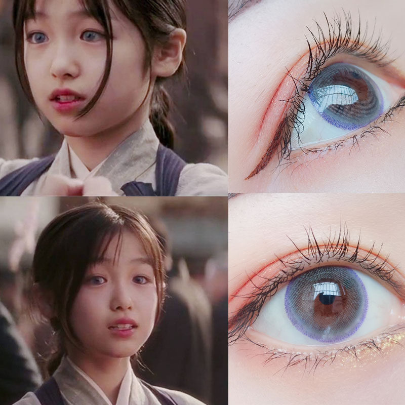 美瞳灰色混血灰欧美