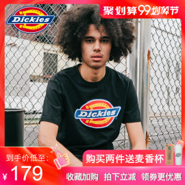 Dickies前后大Logo印花短袖T恤男士休闲圆领TEEDK006099